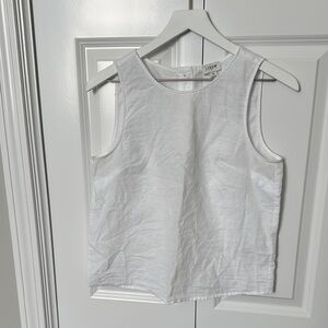 J. Crew White Tank Top